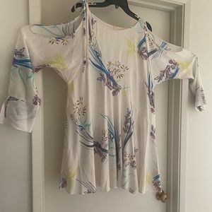 Free people shirt/dress size medium new cutout sleeves